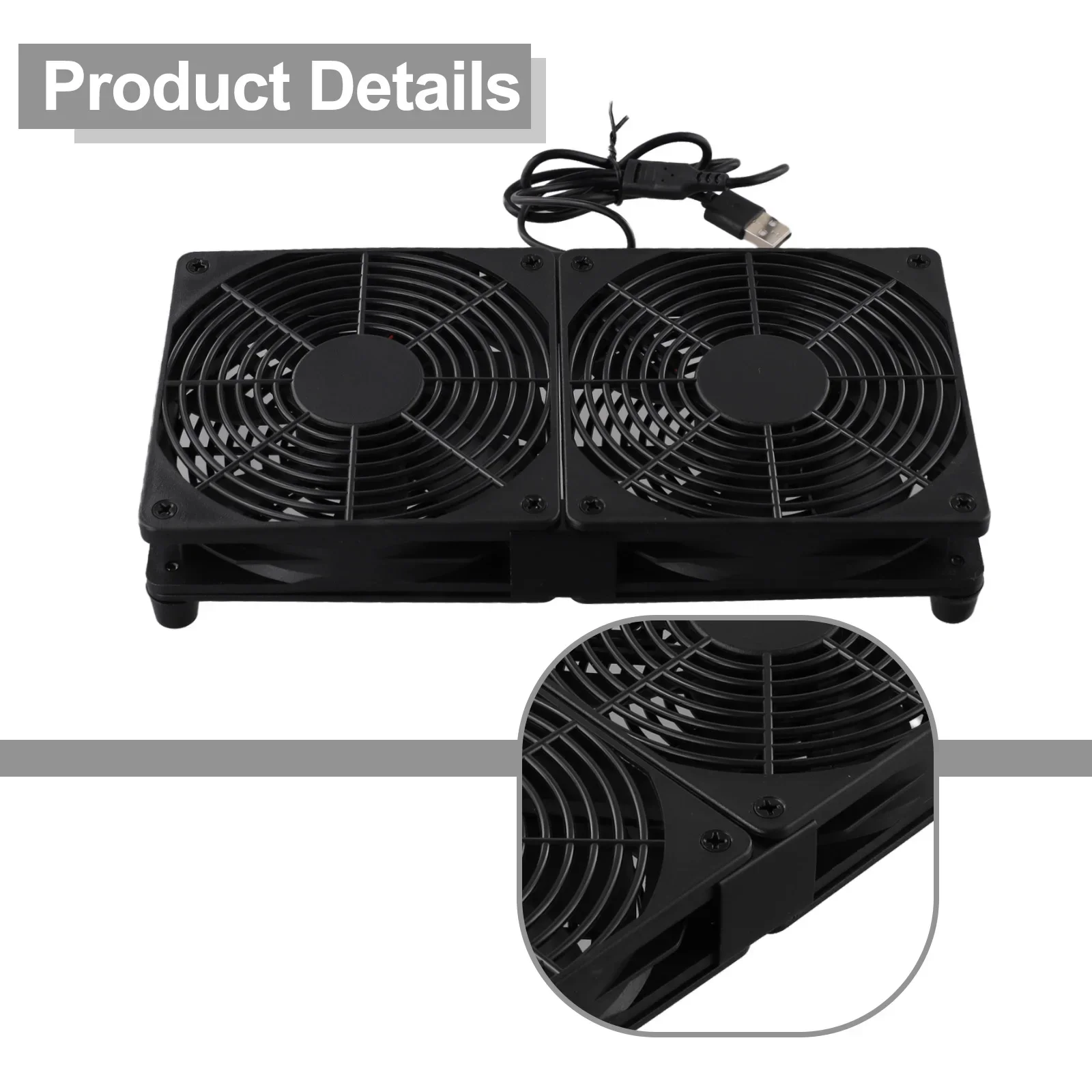 Manual Measurement Fan Powered Router AV Receivers Extremely Low Noise Extending Lifespan TV Boxes Game Consoles
Manual Measurement Fan Powered Router AV Receivers Extremely Low Noise Extending Lifespan TV Boxes Game Consoles