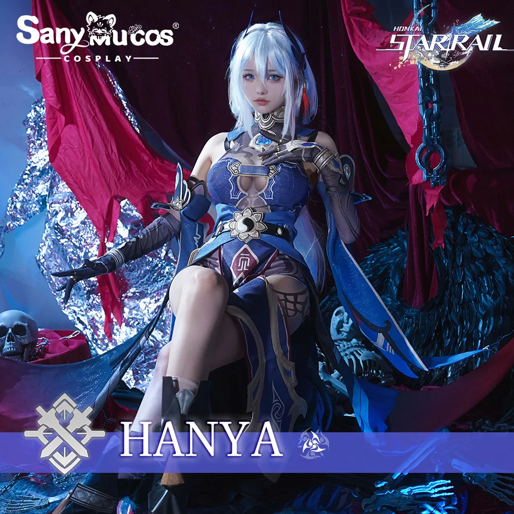 SanyMuCos Honkai: Star Rail Hanya Cosplay Costume Halloween Set Party Show Long Dress Women Clothing Premium Edition
SanyMuCos Honkai: Star Rail Hanya Cosplay Costume Halloween Set Party Show Long Dress Women Clothing Premium Edition