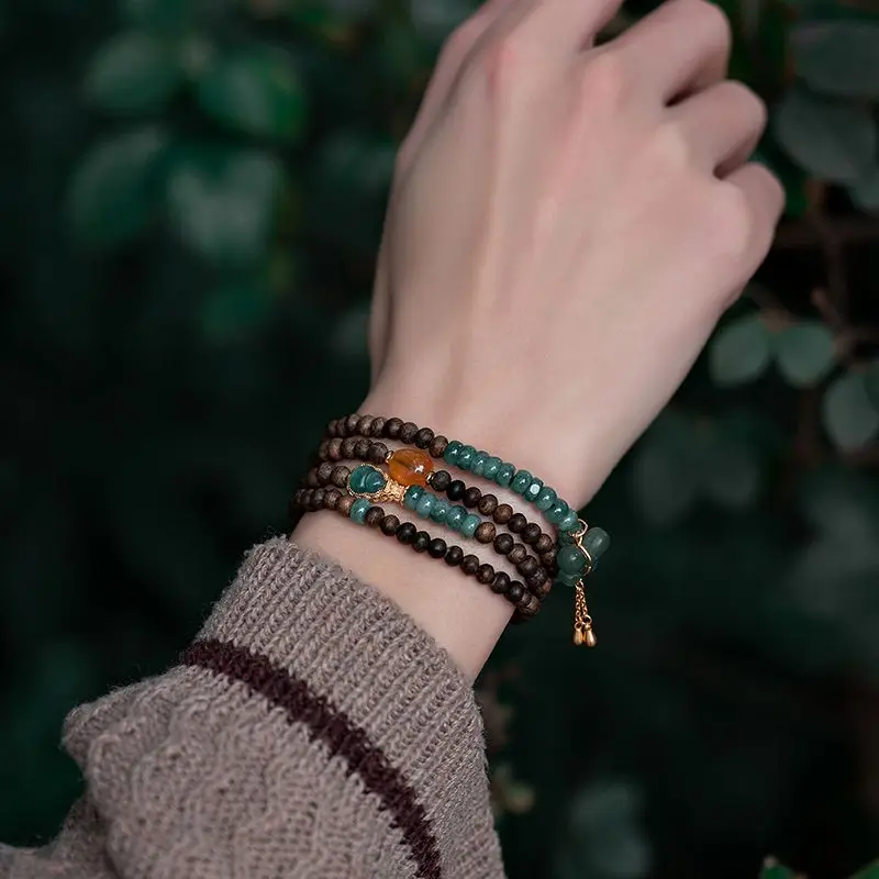 UMQ Natural Submerged Vietnam Purple Kyara Agarwood Bracelet Chess Nan Small Bead Multi-Circle 5M Bracelet Gifts for Girlfriend
UMQ Natural Submerged Vietnam Purple Kyara Agarwood Bracelet Chess Nan Small Bead Multi-Circle 5M Bracelet Gifts for Girlfriend