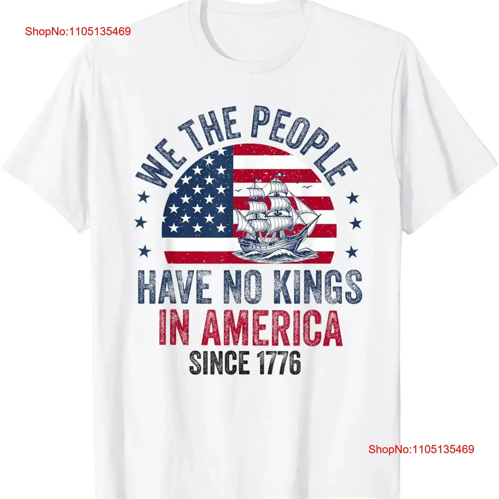 Футболка No Kings in America с 1776 We the People 4 июля, винтажная стираная футболка унисекс, мягкая, повседневная, универсальная, растянутая
Футболка No Kings in America с 1776 We the People 4 июля, винтажная стираная футболка унисекс, мягкая, повседневная, универсальная, растянутая