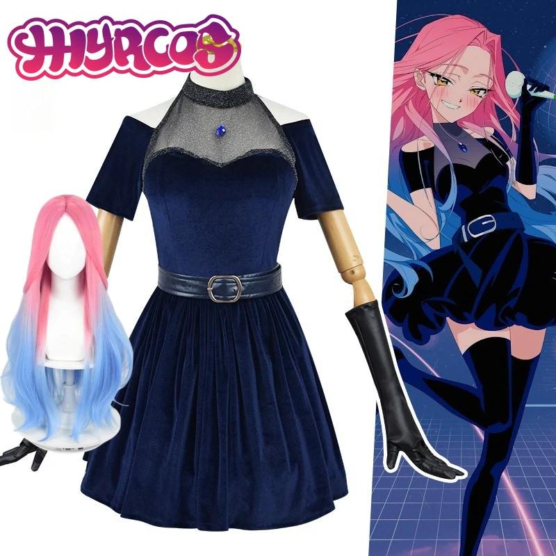Mizi Cosplay Sexy Dress Costume Wig Anime Alien Stage mizi Velvet Skirt Stage mizi Cosplay Costume Wig Sets Halloween Party Sets
Mizi Cosplay Sexy Dress Costume Wig Anime Alien Stage mizi Velvet Skirt Stage mizi Cosplay Costume Wig Sets Halloween Party Sets
