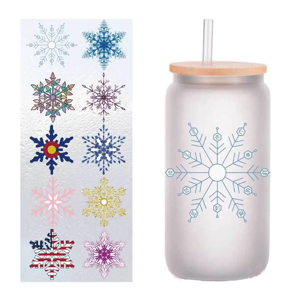 10 four-inch cartoon winter snowflake graffiti UV transfer stickers crystal label glass glass sticker customization
10 four-inch cartoon winter snowflake graffiti UV transfer stickers crystal label glass glass sticker customization