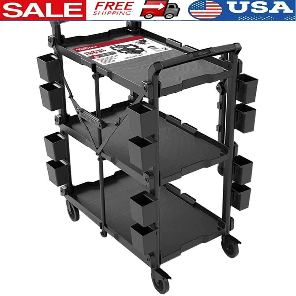 Легкая складная складная универсальная тележка с резиновыми поворотными колесами Эргономичный дизайн Легко маневренная и экономия места
Легкая складная складная универсальная тележка с резиновыми поворотными колесами Эргономичный дизайн Легко маневренная и экономия места