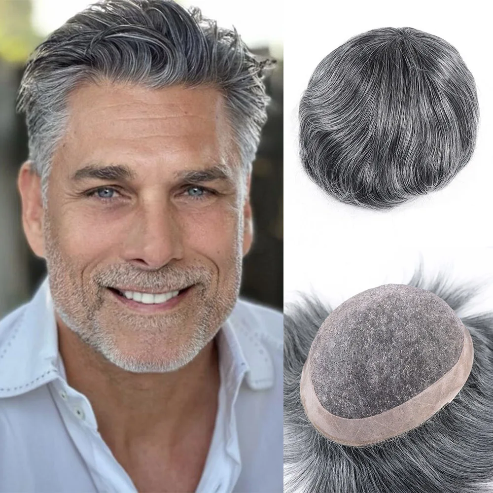 Мужской парик-накладка Mono Lace Toupee: дышащий капиллярный протез для волос, система двойного узла, прочный, серый, 8x10 дюймов
Мужской парик-накладка Mono Lace Toupee: дышащий капиллярный протез для волос, система двойного узла, прочный, серый, 8x10 дюймов