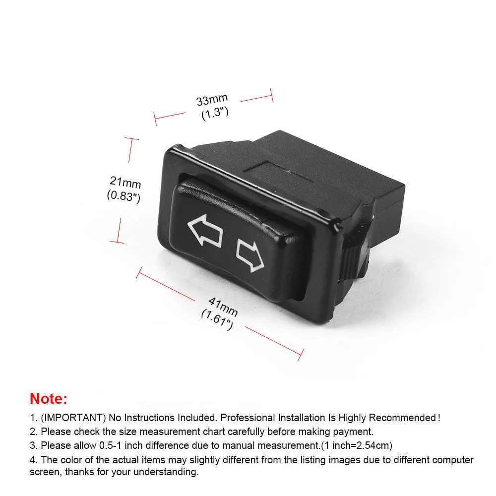 12V 20A 5 Pins 2 Way Universal Momentary Electric Window Aerial Up Down Rocker Switch Car Van Aerial Push Fit
12V 20A 5 Pins 2 Way Universal Momentary Electric Window Aerial Up Down Rocker Switch Car Van Aerial Push Fit