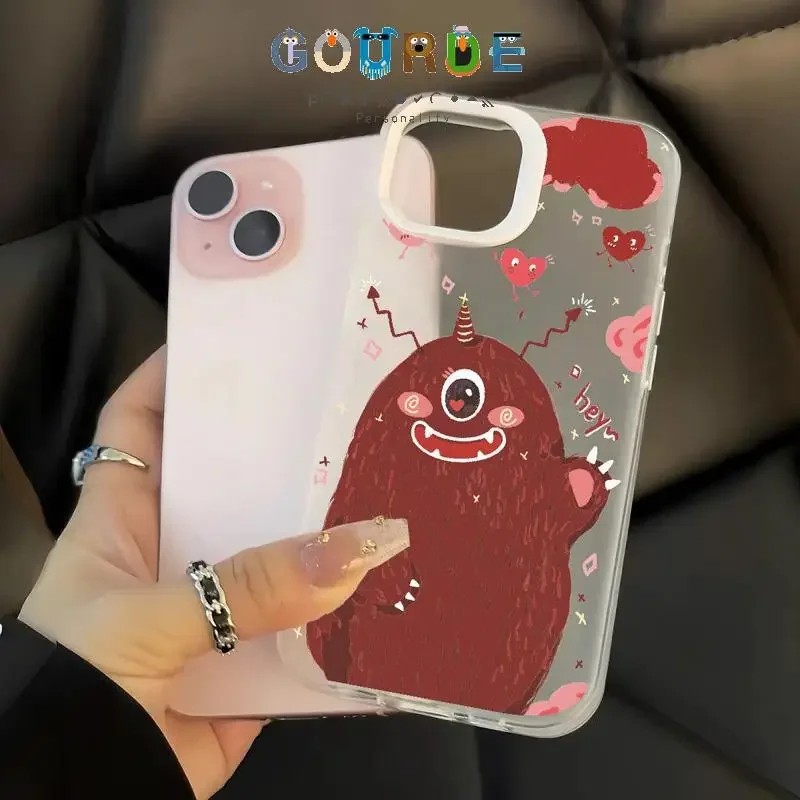 Gourde Cute Cartoon Red Monster Patterns Clear Phone Case for Iphone 16 15 14 12 13 11 Pro Max Ip 7 8 Plus Iphon X Xs Xr Xs Max
Gourde Cute Cartoon Red Monster Patterns Clear Phone Case for Iphone 16 15 14 12 13 11 Pro Max Ip 7 8 Plus Iphon X Xs Xr Xs Max