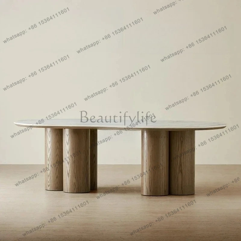 New Creative Antique Solid Wood Dining Table French Minimalist Art Wabi Wind Conference Table Creative Homestay Negotiation
New Creative Antique Solid Wood Dining Table French Minimalist Art Wabi Wind Conference Table Creative Homestay Negotiation