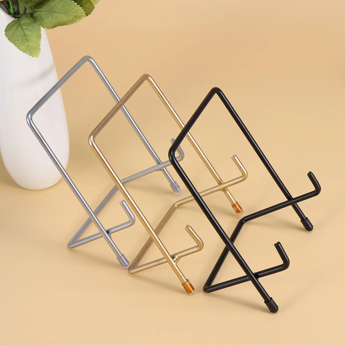 3pcs Geometric Iron Storage Rack Desktop Organizer Stand For Book Journal Dish Corrosion Resistant Home Office Wedding
3pcs Geometric Iron Storage Rack Desktop Organizer Stand For Book Journal Dish Corrosion Resistant Home Office Wedding
