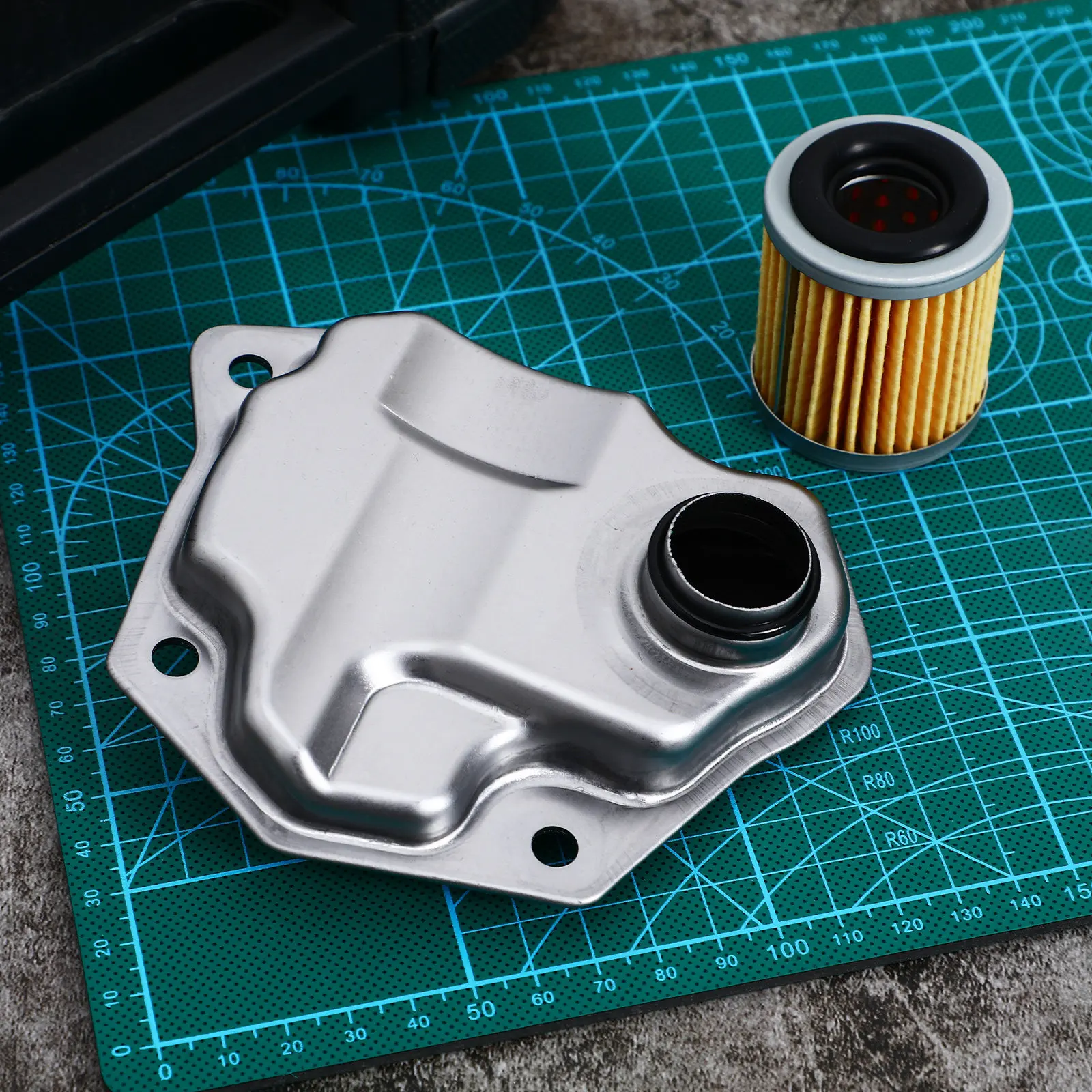 1Set Automatic Transmission Filter and Gasket Kit Durable Aluminum Alloy Transmission Oil Strainer Pan for Vehicle
1Set Automatic Transmission Filter and Gasket Kit Durable Aluminum Alloy Transmission Oil Strainer Pan for Vehicle