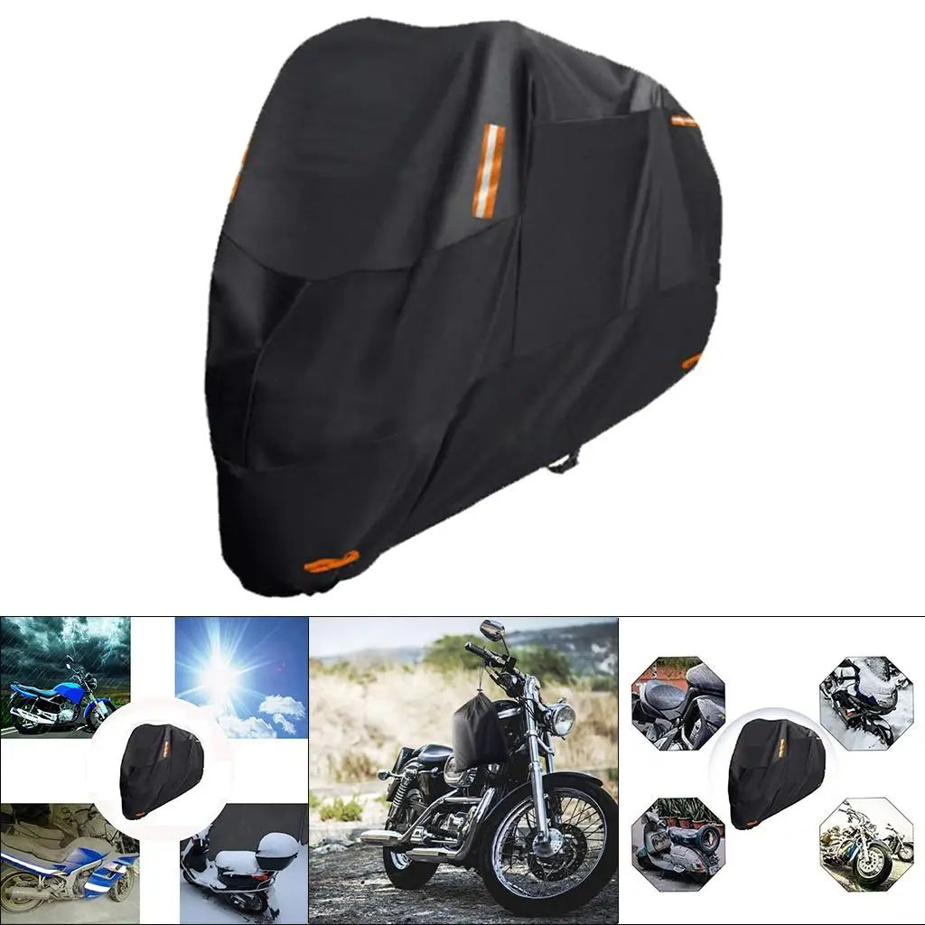 Motorcycle Cover Waterproof Night Reflective Scooter Cover Premium Quality Lock-hole Design All Season Outdoor
Motorcycle Cover Waterproof Night Reflective Scooter Cover Premium Quality Lock-hole Design All Season Outdoor