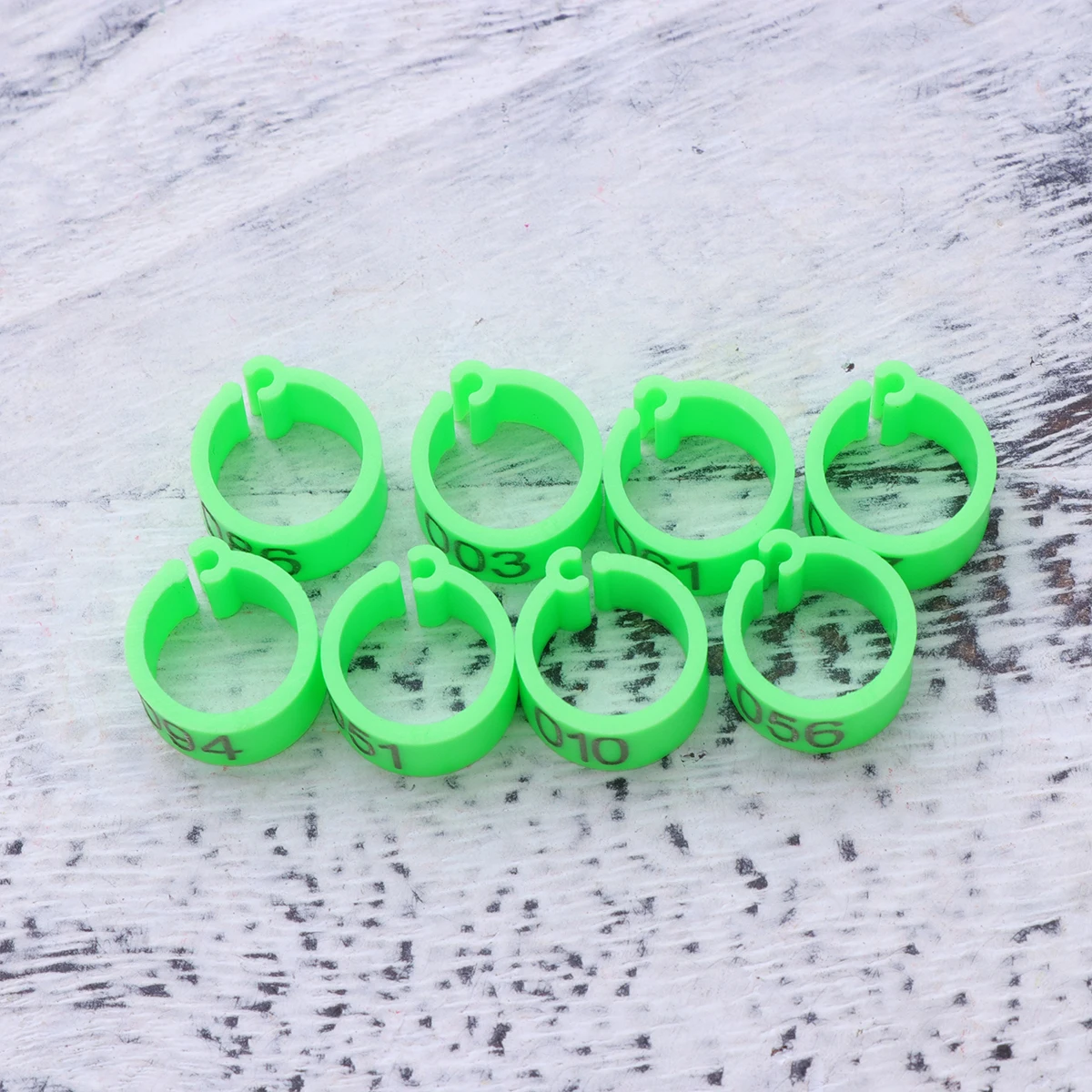 100 pcs 8Mm Digital Identification Foot Rings For Birds Eco-Friendly Plastic Bird Id Tags Parrots Pigeons Chickens Cockerels
100 pcs 8Mm Digital Identification Foot Rings For Birds Eco-Friendly Plastic Bird Id Tags Parrots Pigeons Chickens Cockerels