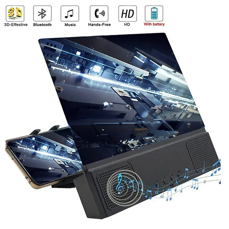 12 inch 3D Screen Magnifier Movies Screen Amplifier Mobile Phone Magnifying With Bluetooth Speaker Phone Holder Loupe Ecran
12 inch 3D Screen Magnifier Movies Screen Amplifier Mobile Phone Magnifying With Bluetooth Speaker Phone Holder Loupe Ecran
