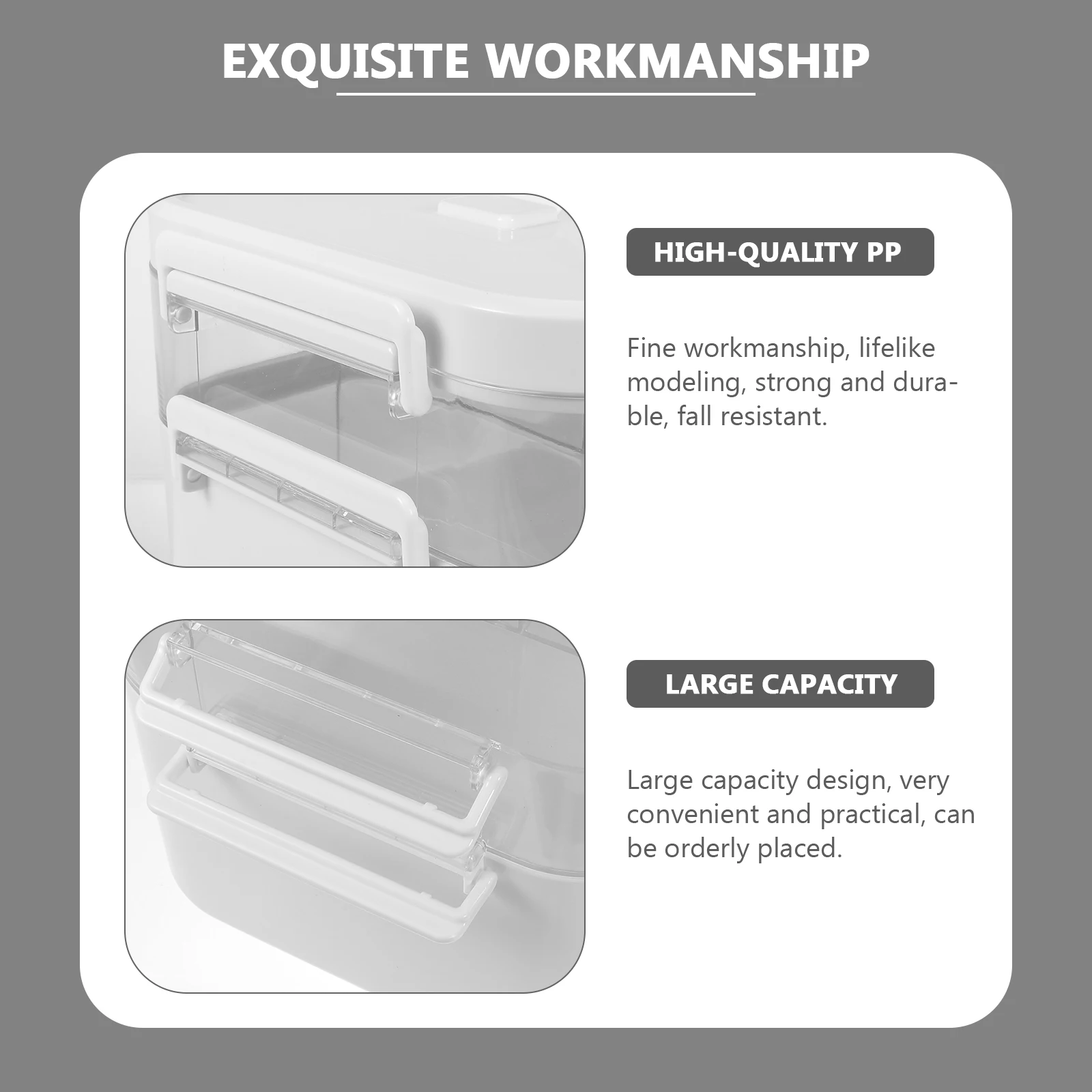 Large Capacity Portable Medicine Storage Case With Handle Household First Aid For Home Travel Sports Durable Medical Container
Large Capacity Portable Medicine Storage Case With Handle Household First Aid For Home Travel Sports Durable Medical Container