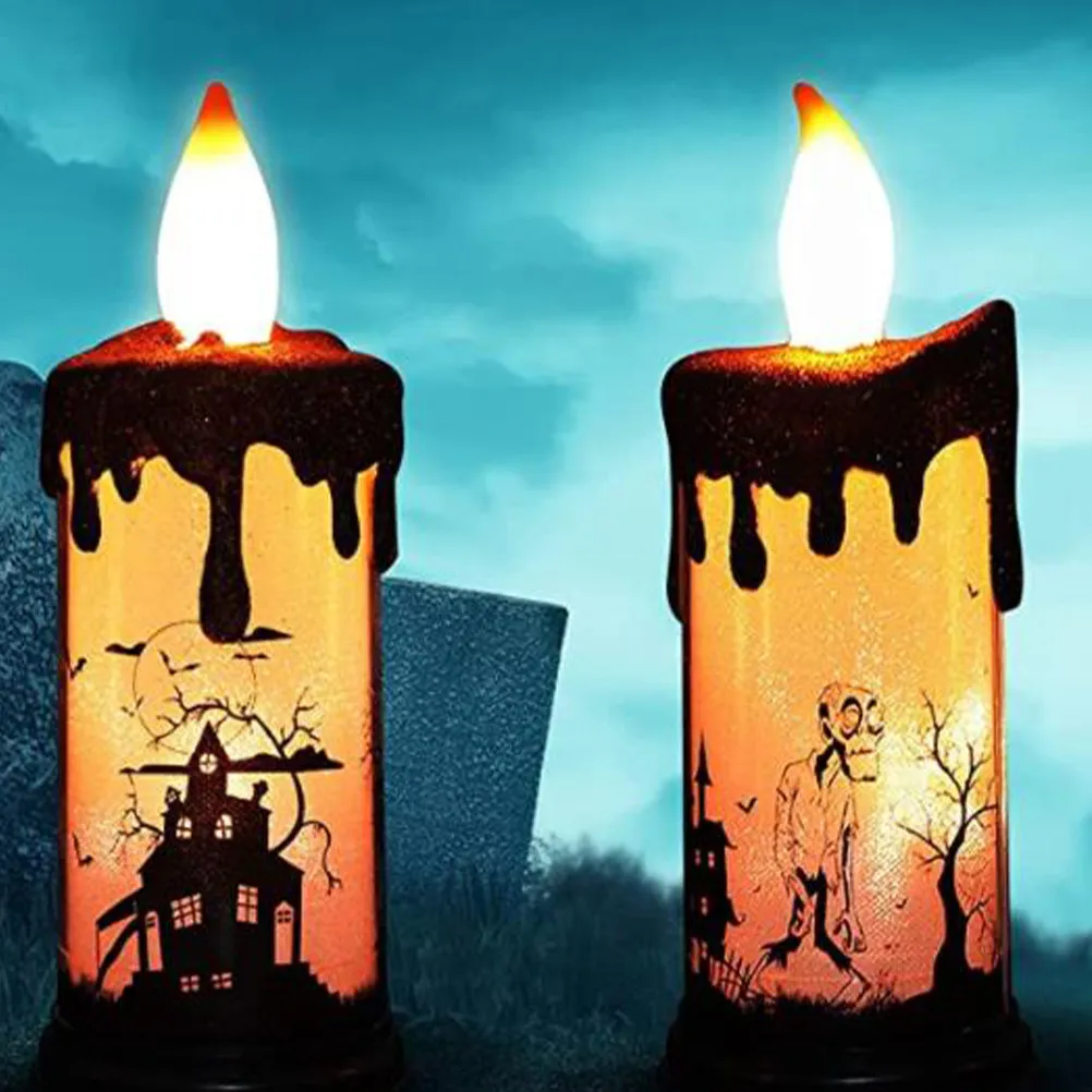 2pcs Electronic C les Halloween Decorative Flameless Plastic Indoor Outdoor Halloween C les Party Store Supplies Gifts
2pcs Electronic C les Halloween Decorative Flameless Plastic Indoor Outdoor Halloween C les Party Store Supplies Gifts