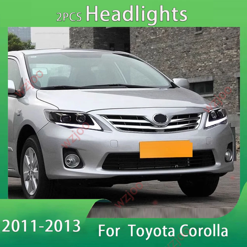 Автомобильная фара для Toyota Corolla, светодиодная фара 2011-2013, фары Corolla Altis DRL, указатель поворота, дальний свет, проект «ангельские глазки»
Автомобильная фара для Toyota Corolla, светодиодная фара 2011-2013, фары Corolla Altis DRL, указатель поворота, дальний свет, проект «ангельские глазки»