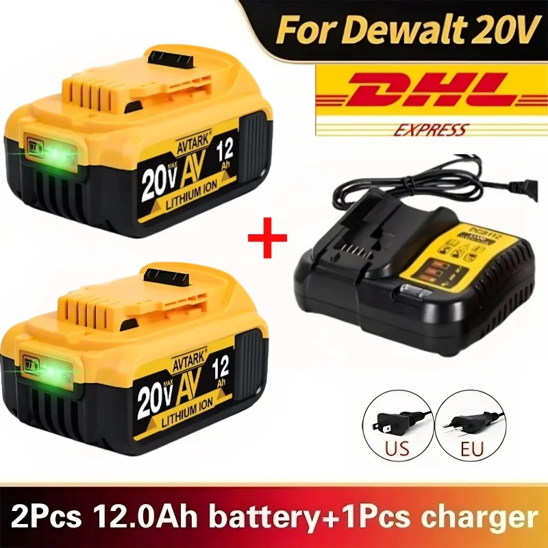 DCB200 20V Battery Compatible with dewalt power Tools 18V 12Ah rechargeable electric tool Lithium batteries 20V 18Volt 12Ah
DCB200 20V Battery Compatible with dewalt power Tools 18V 12Ah rechargeable electric tool Lithium batteries 20V 18Volt 12Ah