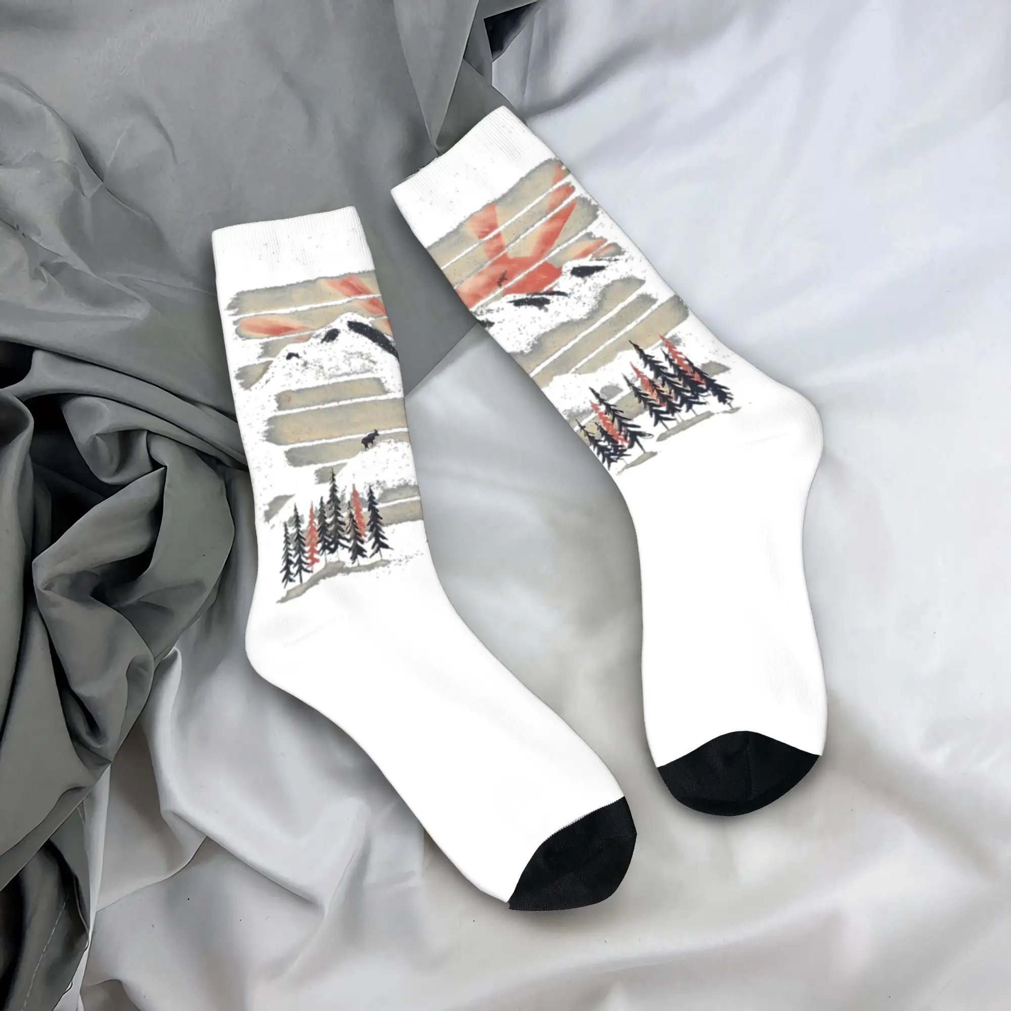 Mountain Goat Drifter Socks Snow Mountain Sunset Trendy Stockings Winter Non Skid Men's Socks Soft Design Climbing Socks
Mountain Goat Drifter Socks Snow Mountain Sunset Trendy Stockings Winter Non Skid Men's Socks Soft Design Climbing Socks