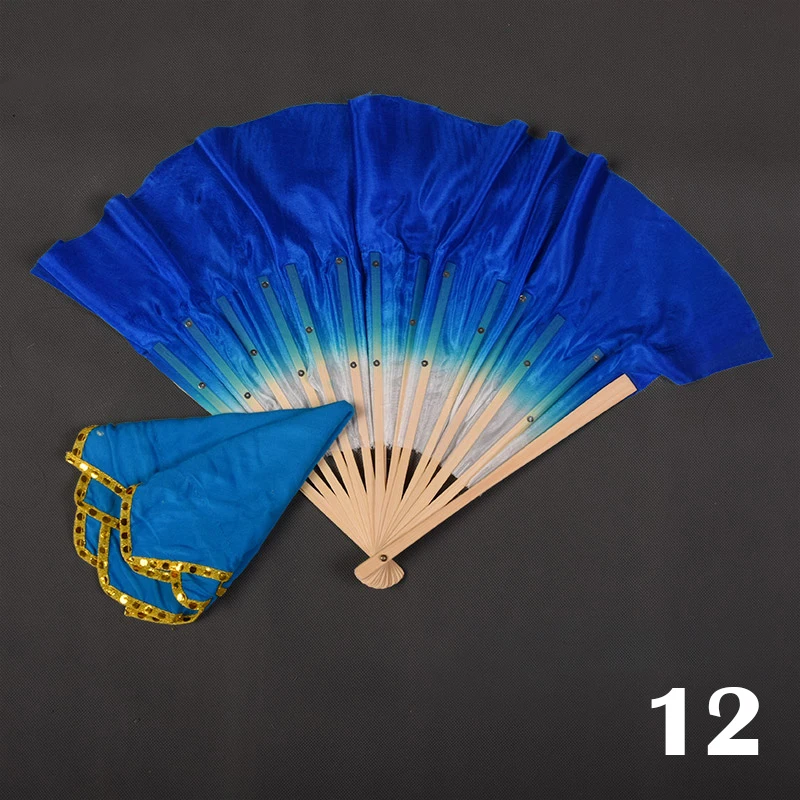 Chinese Style Folding Fan With Handkerchief Gradient Color Artificial Silk Dance Fans Art Belly Dancing Yangko Practice Fans
Chinese Style Folding Fan With Handkerchief Gradient Color Artificial Silk Dance Fans Art Belly Dancing Yangko Practice Fans