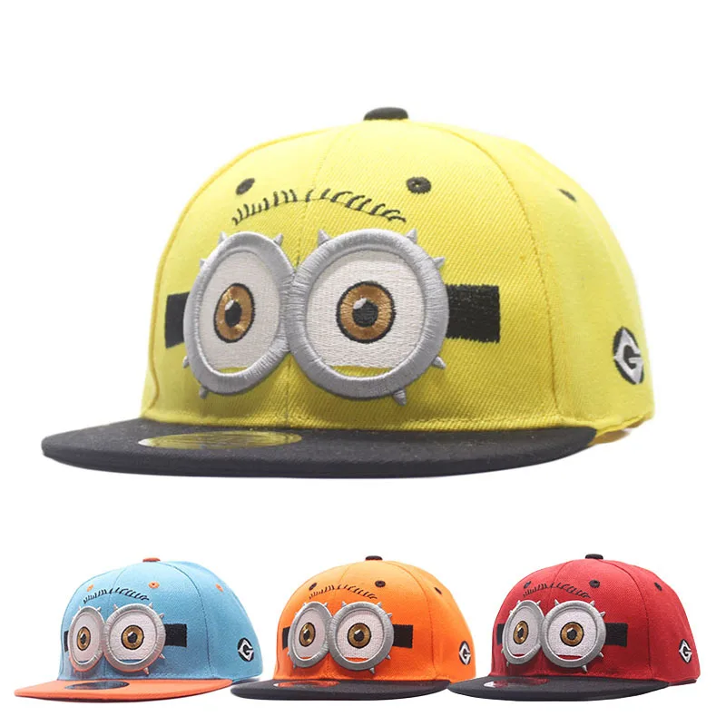 Minions Fashion New Style Embroidered Cartoon Hat Flat Brim Baseball Cap Trendy Hip Hop Hat for Kids Casual Streetwear
Minions Fashion New Style Embroidered Cartoon Hat Flat Brim Baseball Cap Trendy Hip Hop Hat for Kids Casual Streetwear