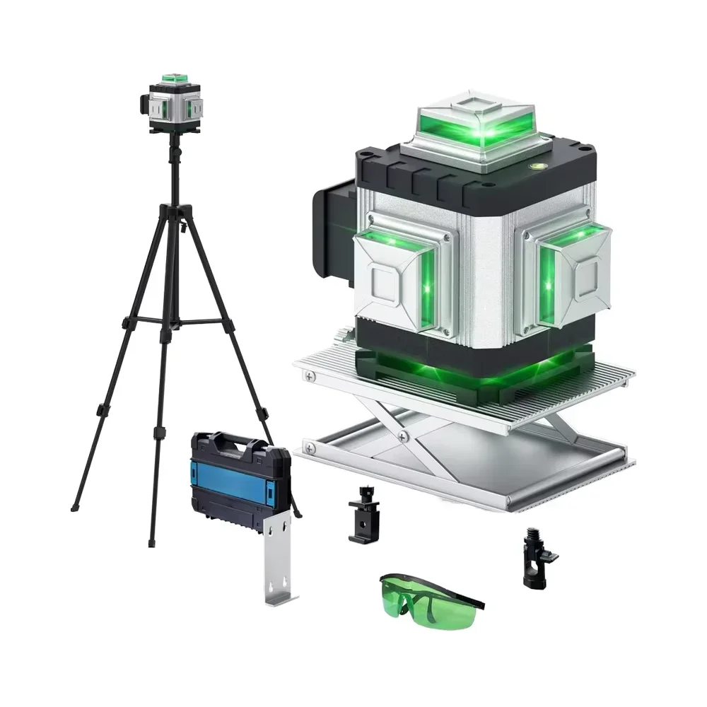 【Hot】4-D Self-Leveling 16-Line Green La-ser Level Battery-Powered LED Measuring Tool for Construction Home Renovation
【Hot】4-D Self-Leveling 16-Line Green La-ser Level Battery-Powered LED Measuring Tool for Construction Home Renovation