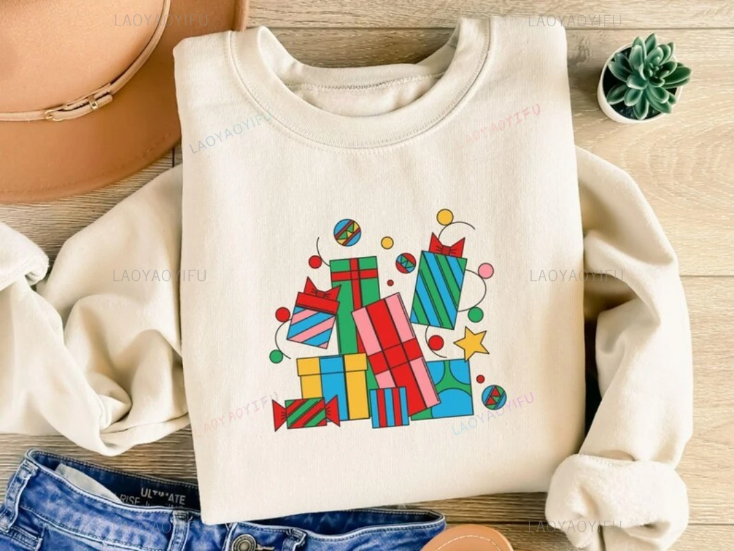 Подарочная толстовка, праздничная толстовка, рождественская толстовка с капюшоном, геометрический дизайн подарка, праздничный свитшот, Рождественский джемпер, уличная одежда
Подарочная толстовка, праздничная толстовка, рождественская толстовка с капюшоном, геометрический дизайн подарка, праздничный свитшот, Рождественский джемпер, уличная одежда