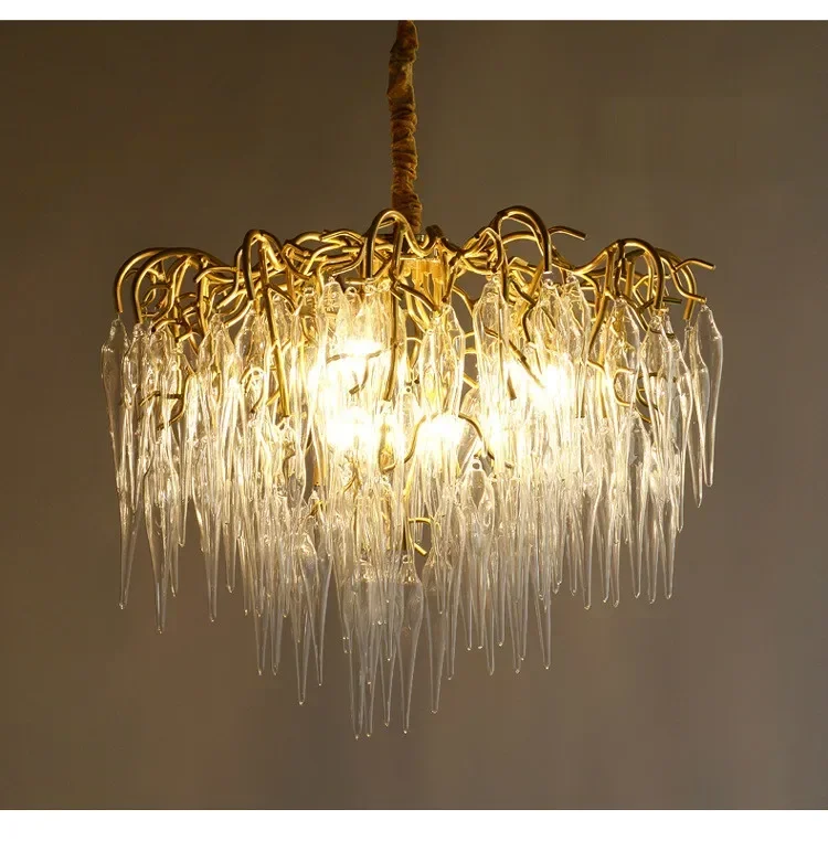Nordic Style Postmodern Glass Chandelier - Simple Modern Creative Villa Bedroom Living Room Household Lamp
Nordic Style Postmodern Glass Chandelier - Simple Modern Creative Villa Bedroom Living Room Household Lamp