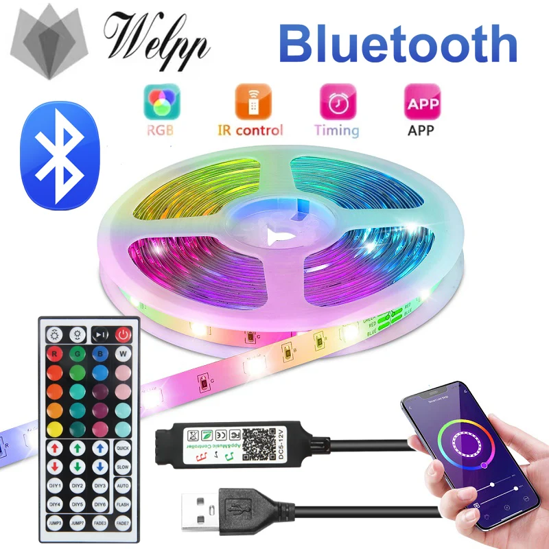 LED multi-color Light Strip 1-30m APP Infrared Remote Control RGB Lights Suitable for Indoor Party
LED multi-color Light Strip 1-30m APP Infrared Remote Control RGB Lights Suitable for Indoor Party