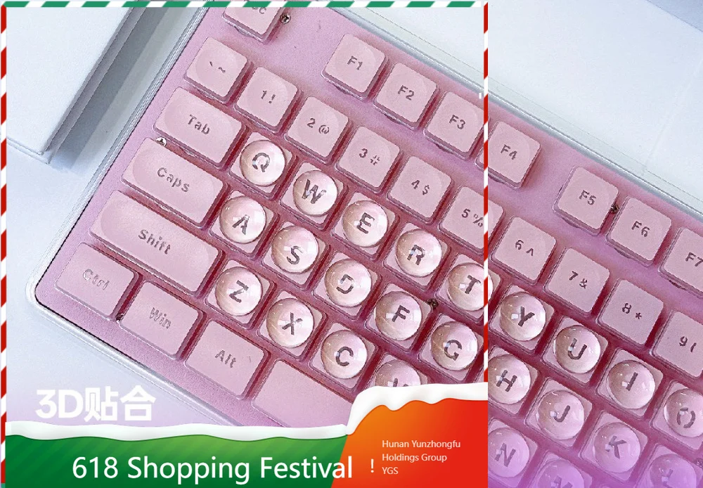 Soft Keyboard Raised Stickers Ergonomic Key Cap Pad For Girls With Long Manicure
Soft Keyboard Raised Stickers Ergonomic Key Cap Pad For Girls With Long Manicure