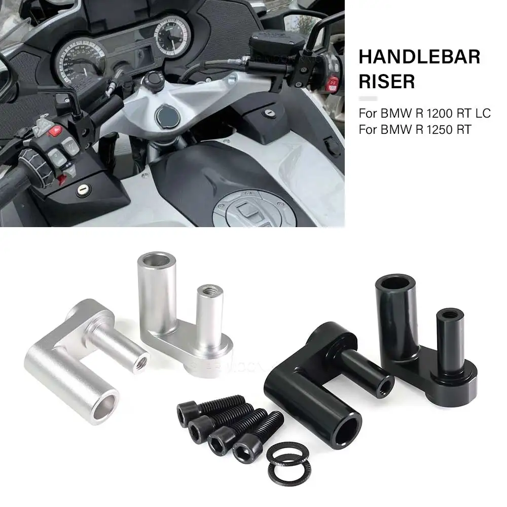 For BMW R1200RT R 1200 RT LC 2014- R 1250 RT R1250RT Motorcycle Adjustable Front Handlebar Riser Kit 1.625" Mount Clamp Adapter
For BMW R1200RT R 1200 RT LC 2014- R 1250 RT R1250RT Motorcycle Adjustable Front Handlebar Riser Kit 1.625" Mount Clamp Adapter