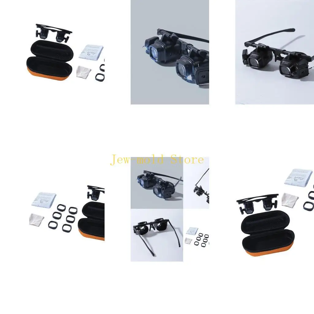 C71B LED Lighted Head Magnifier Glasses Practical Adjustable LED Head Magnifier Glasses For Fine Detail Work 2X To 24X
C71B LED Lighted Head Magnifier Glasses Practical Adjustable LED Head Magnifier Glasses For Fine Detail Work 2X To 24X