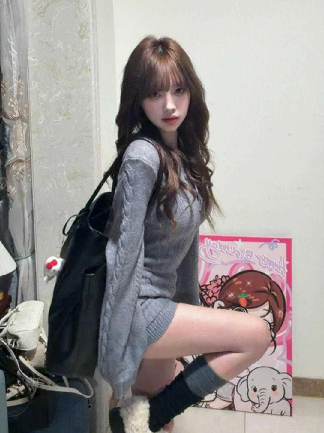 Elegant Knitted Top And Short Pants Set Gentle Style Unique And Beautiful Spring Fashion Women's Comfortable Warm Mid-Rise Waist
Elegant Knitted Top And Short Pants Set Gentle Style Unique And Beautiful Spring Fashion Women's Comfortable Warm Mid-Rise Waist
