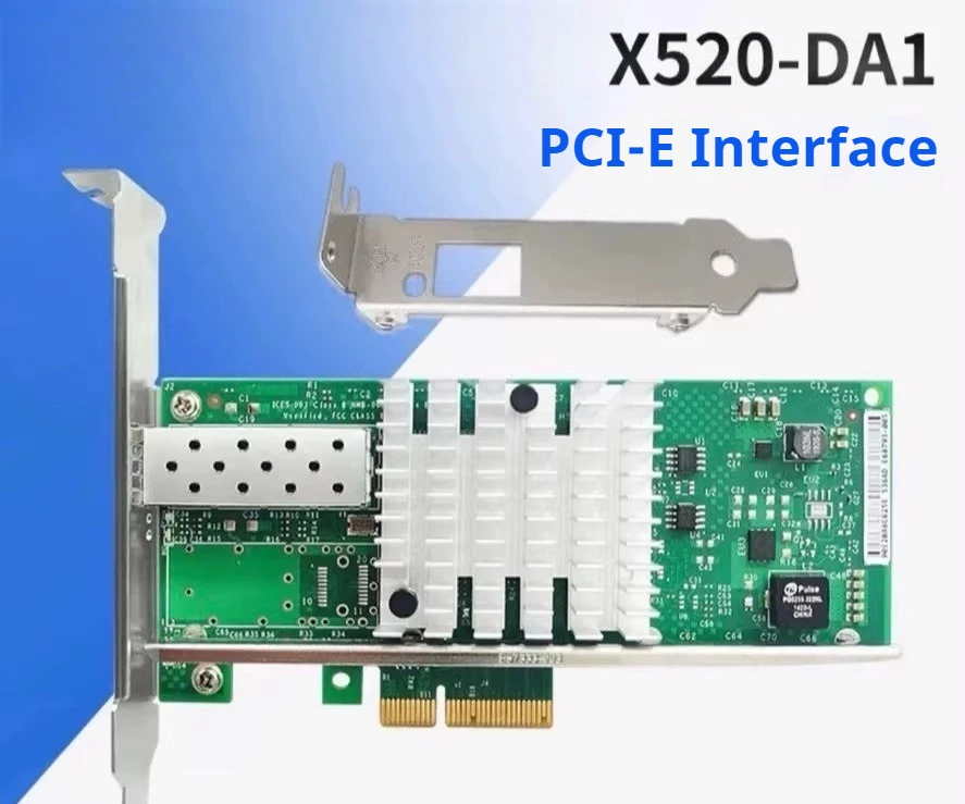 Original X520-DA2 SR2 82599ES network interface card Dual port 10 Gigabit network interface card 10Gb optical port Inspur X710
Original X520-DA2 SR2 82599ES network interface card Dual port 10 Gigabit network interface card 10Gb optical port Inspur X710
