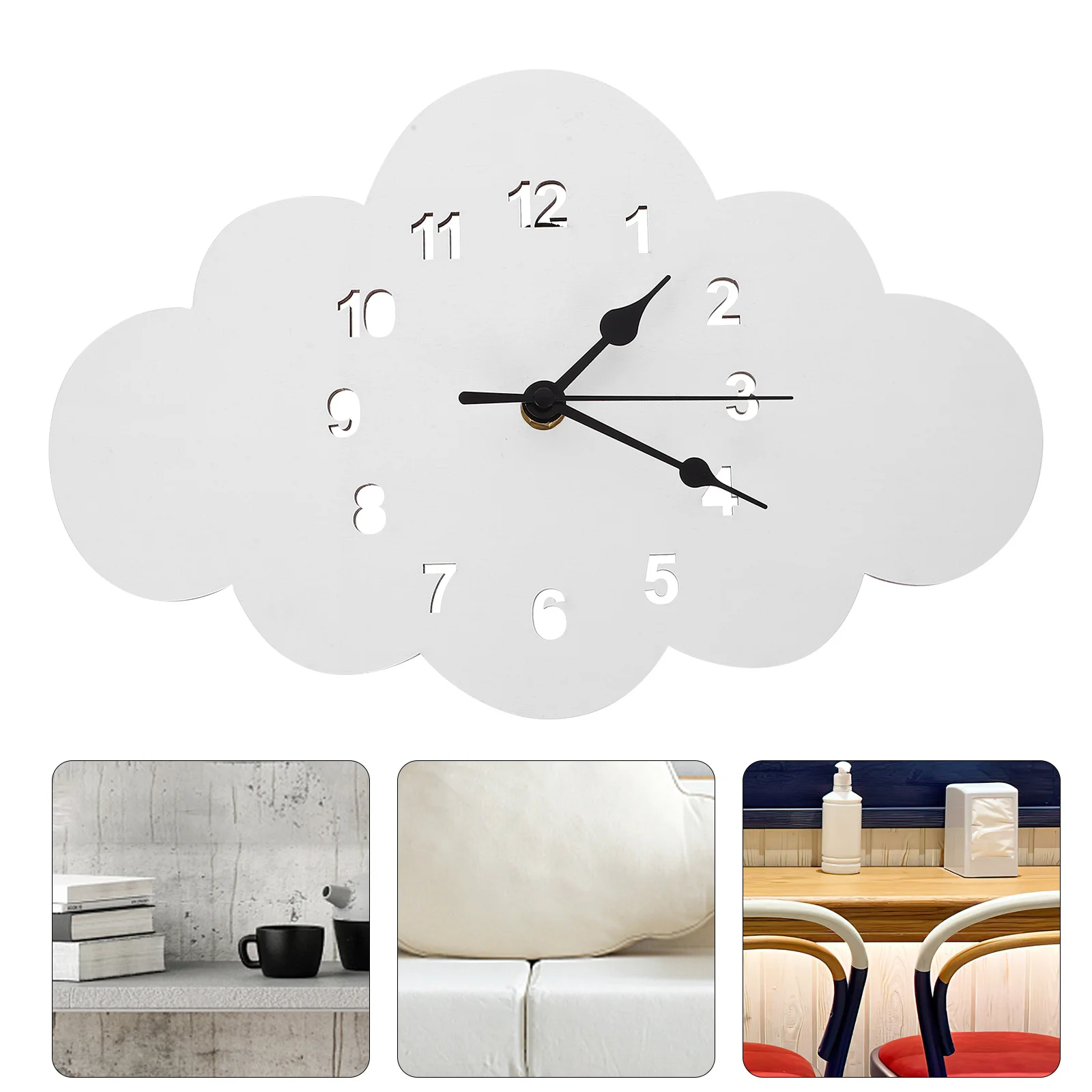 Cartoon Wall Clock Cloud Shape Nordic Style Silent Mute Wood Home Decor Living Room Bedroom Office Wall Hanging Clock
Cartoon Wall Clock Cloud Shape Nordic Style Silent Mute Wood Home Decor Living Room Bedroom Office Wall Hanging Clock