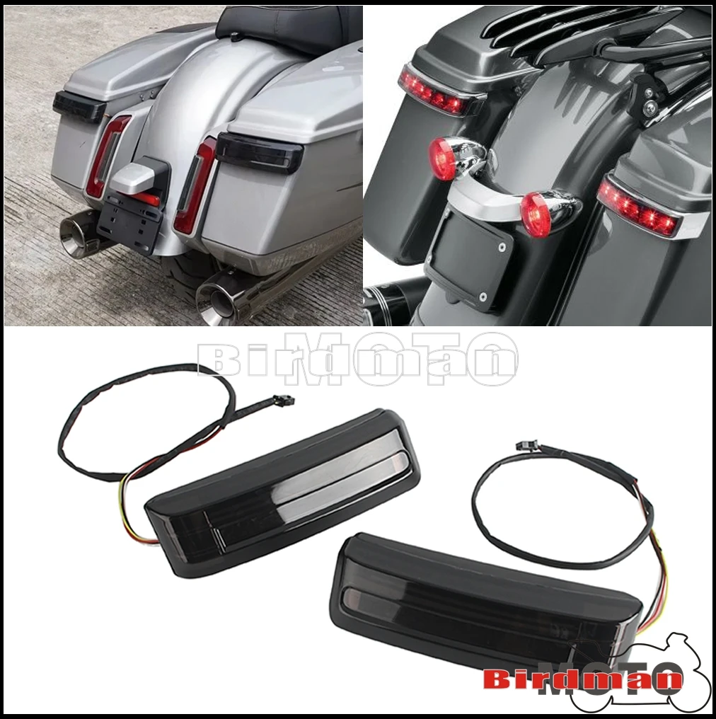 Motorcycle LED Turn Signals Light Luggage Saddlebag Rear Light Led Tail Lights Taillights For Harley Touring Road Glide CVO 2024 
Motorcycle LED Turn Signals Light Luggage Saddlebag Rear Light Led Tail Lights Taillights For Harley Touring Road Glide CVO 2024