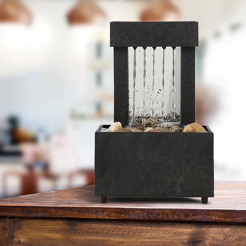 Indoor Water Fountain Desktop Ornaments Flowing Water Waterfall Home Office Teahouse Workmanship Wealth Decor
Indoor Water Fountain Desktop Ornaments Flowing Water Waterfall Home Office Teahouse Workmanship Wealth Decor