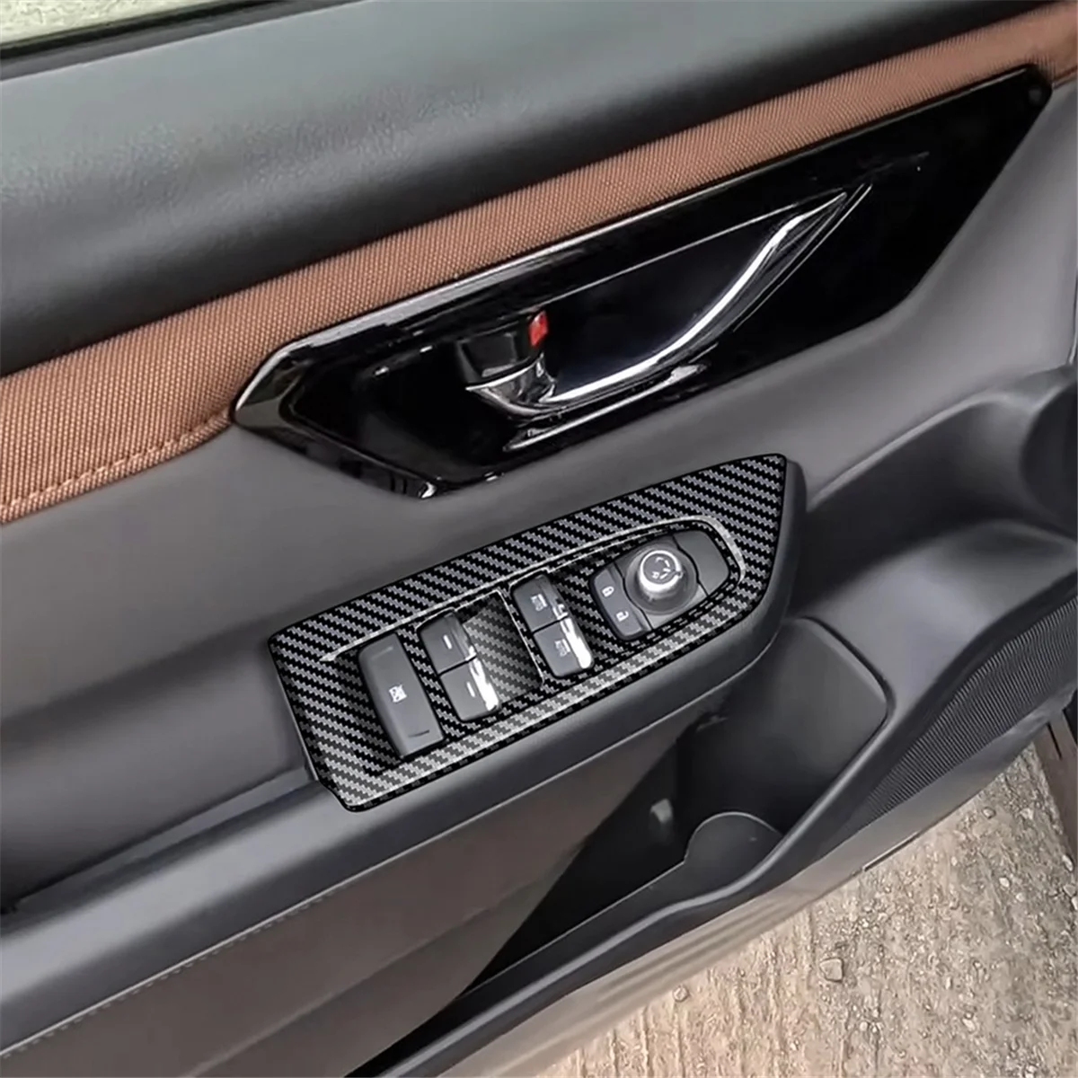 Car Window Switch Lift Panel Tirm Door Armrests Panel Sticker for Subaru Forester 2025 LHD Carbon Fiber Pattern
Car Window Switch Lift Panel Tirm Door Armrests Panel Sticker for Subaru Forester 2025 LHD Carbon Fiber Pattern