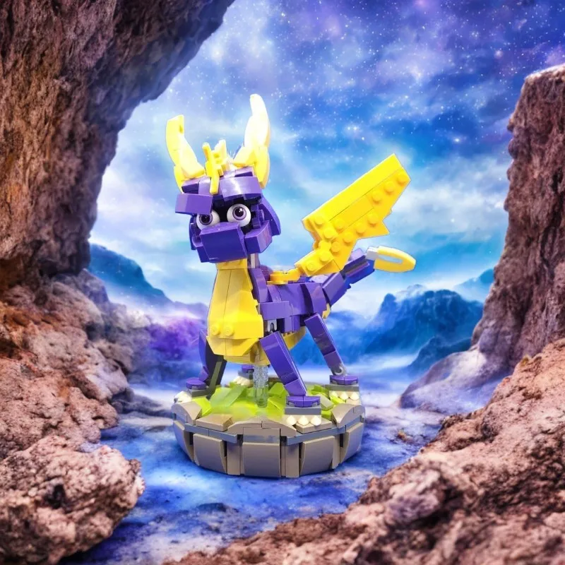 458 шт. MOC Spyro the Dragon Building Blocks Развивающая строительная игрушка Детский подарок на день рождения STEM Learning
458 шт. MOC Spyro the Dragon Building Blocks Развивающая строительная игрушка Детский подарок на день рождения STEM Learning