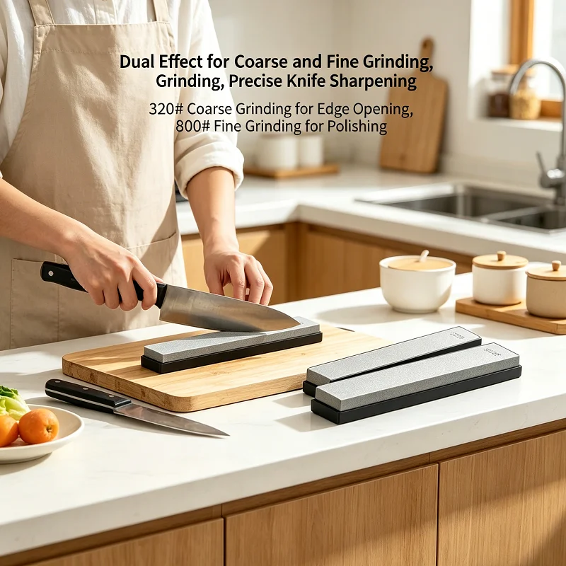 Black Silicon Carbide Whetstone Double Sided Grinding Stone Household Kitchen Knife Sharpener Fast Cutting Edge Polishing Sharpe
Black Silicon Carbide Whetstone Double Sided Grinding Stone Household Kitchen Knife Sharpener Fast Cutting Edge Polishing Sharpe