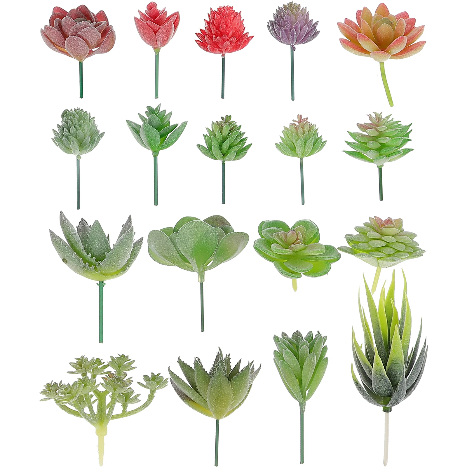 18 Pcs Artificial Succulents PVC Unpotted Fake Plants Decoration Small GreenArtificial Plant Decor Wreath Bouquet Terrarium Mini
18 Pcs Artificial Succulents PVC Unpotted Fake Plants Decoration Small GreenArtificial Plant Decor Wreath Bouquet Terrarium Mini