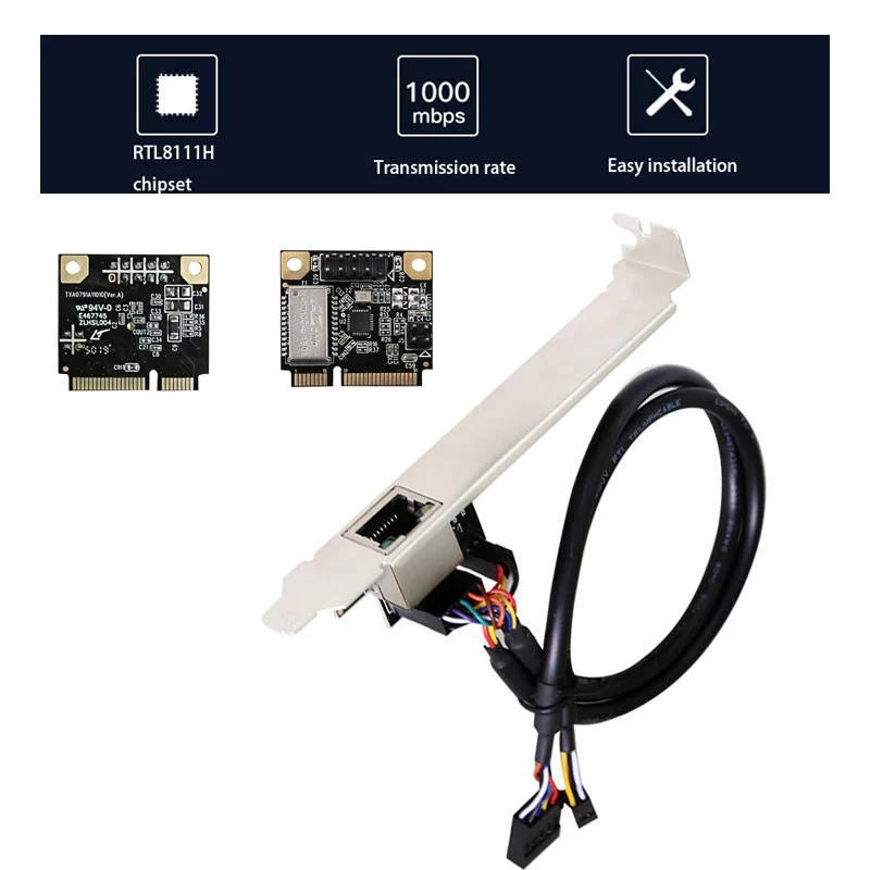 Gaming adaptive network adapter 1000mbps MINI PCIE Lan Card RJ-45 LAN Adapter Gigabit PCI-E Network Card Ethernet Game PCIE Card
Gaming adaptive network adapter 1000mbps MINI PCIE Lan Card RJ-45 LAN Adapter Gigabit PCI-E Network Card Ethernet Game PCIE Card