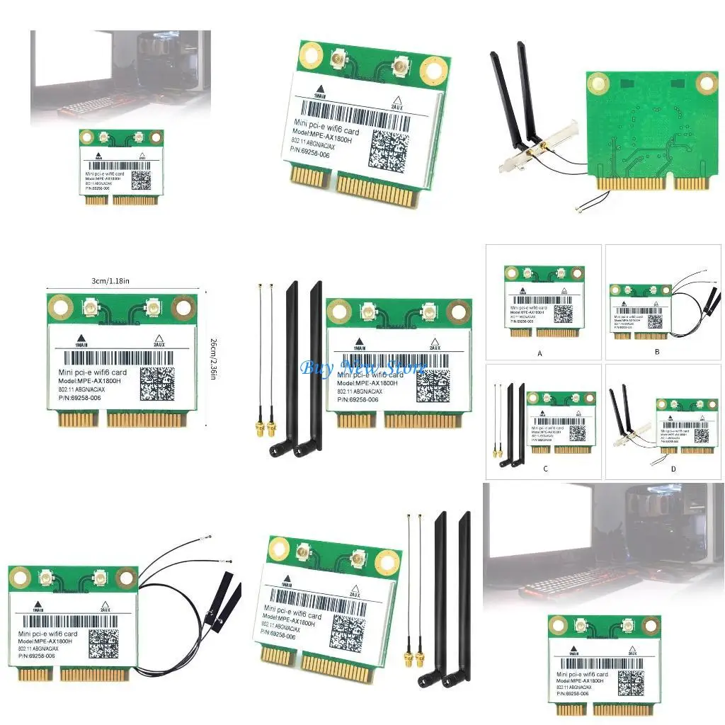 20CE Wifi Adapter 2.4/5Ghz Frequency PCIE Wireless WIFI6 Networking Card Fast Speed
20CE Wifi Adapter 2.4/5Ghz Frequency PCIE Wireless WIFI6 Networking Card Fast Speed