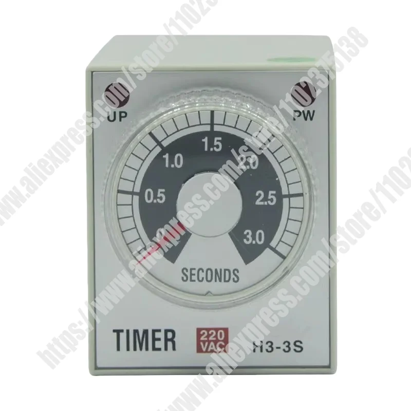 Новый оригинальный таймер H3-1S H3-3S H3-6S H3-10S H3-30S H3-60S 220 В переменного тока
Новый оригинальный таймер H3-1S H3-3S H3-6S H3-10S H3-30S H3-60S 220 В переменного тока