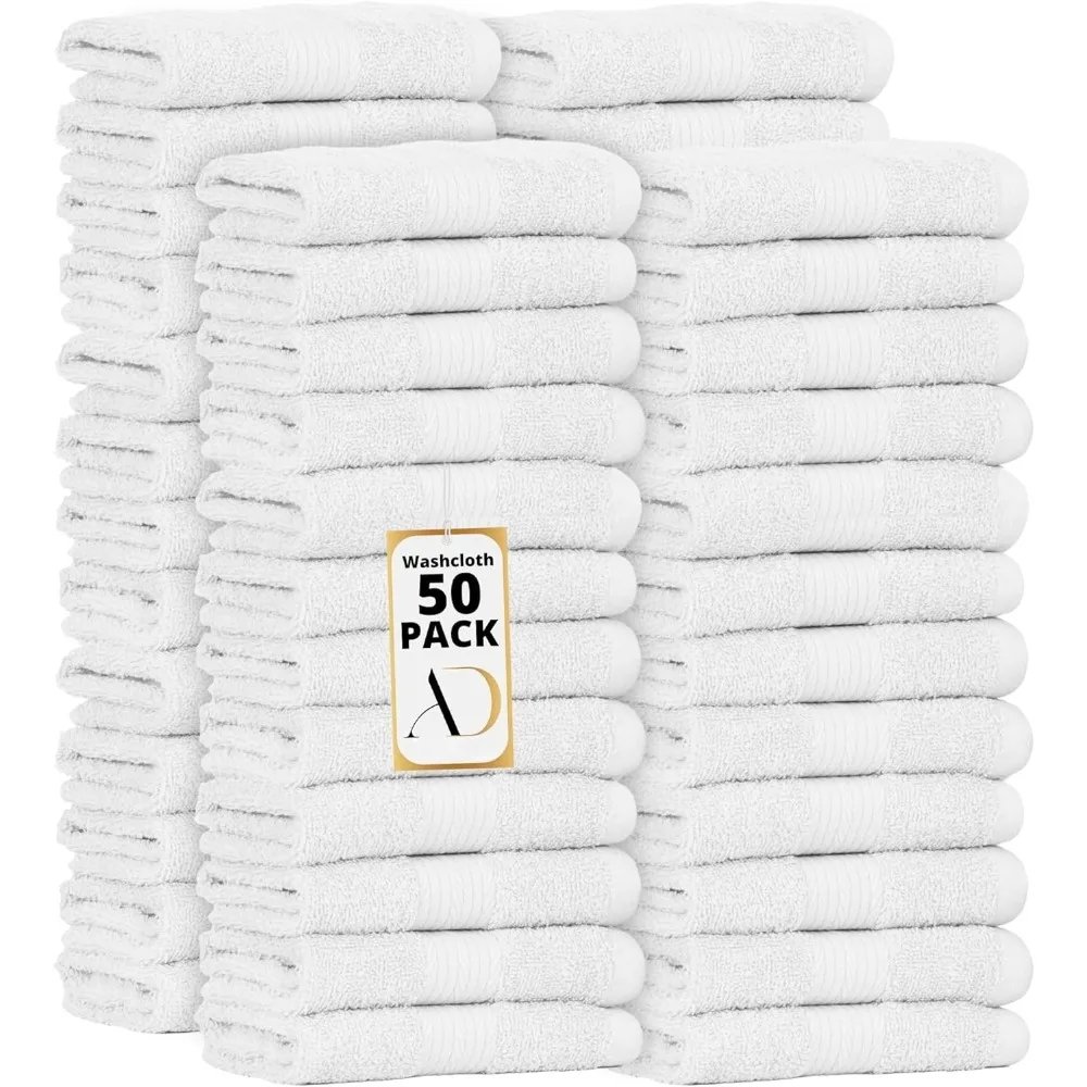 Washing cloth set, 50 12 X 12 inches 100% cotton, 600 GSM, soft and absorbent face towel, hotel reusable fingertip towel
Washing cloth set, 50 12 X 12 inches 100% cotton, 600 GSM, soft and absorbent face towel, hotel reusable fingertip towel