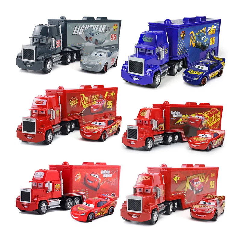Pixar Cars Mater Truck Lightning McQueen Model Car 1/55 Die Casting Container Trucks Racing Toys Children's Birthday Gifts
Pixar Cars Mater Truck Lightning McQueen Model Car 1/55 Die Casting Container Trucks Racing Toys Children's Birthday Gifts