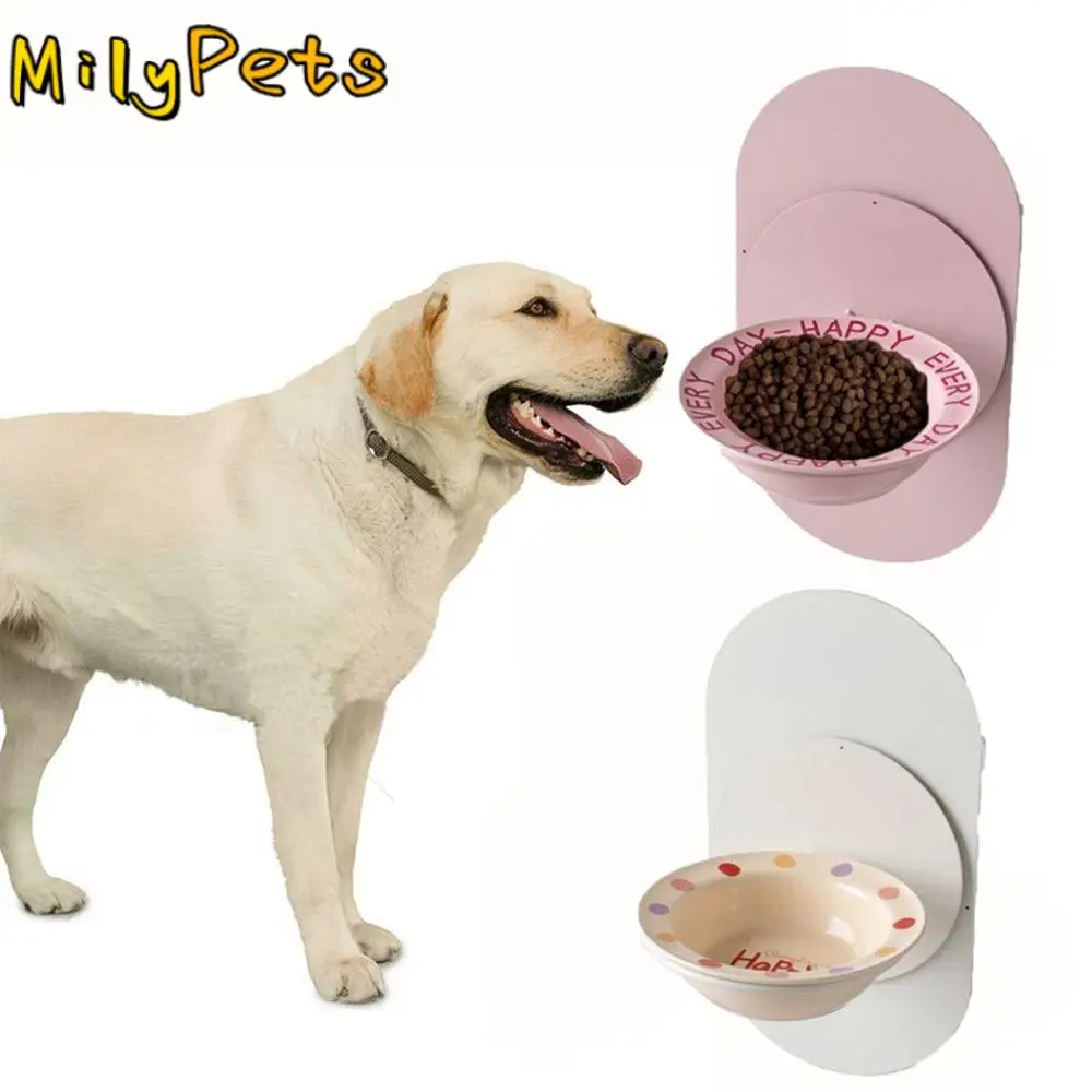 Pet Products Ceramic Pet Feeding Bowl Wall Mounted Magnetic Dog Food Water Bowls Adjustable Height Neck Guard Cat Bowl for Home
Pet Products Ceramic Pet Feeding Bowl Wall Mounted Magnetic Dog Food Water Bowls Adjustable Height Neck Guard Cat Bowl for Home