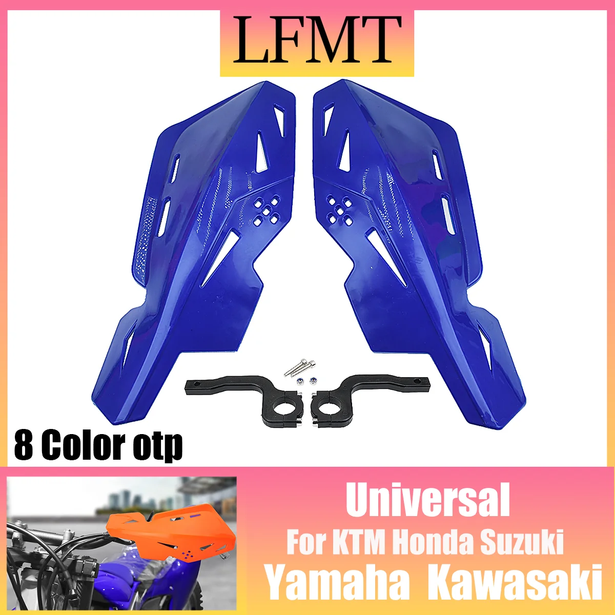 Motorcycle Hand Guard Handguard Windproof 7/8" 22mm Universal Protector For Suzuki ATV CRF XCW YZF RMZ KTM Honda Yamaha Kawasaki
Motorcycle Hand Guard Handguard Windproof 7/8" 22mm Universal Protector For Suzuki ATV CRF XCW YZF RMZ KTM Honda Yamaha Kawasaki