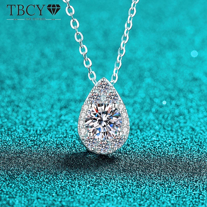 TBCYD 1CT Waterdrop Moissanite Necklace Real Moissanite Pendant Necklace S925 Silver Chain Necklaces Wedding Jewelry With GRA
TBCYD 1CT Waterdrop Moissanite Necklace Real Moissanite Pendant Necklace S925 Silver Chain Necklaces Wedding Jewelry With GRA