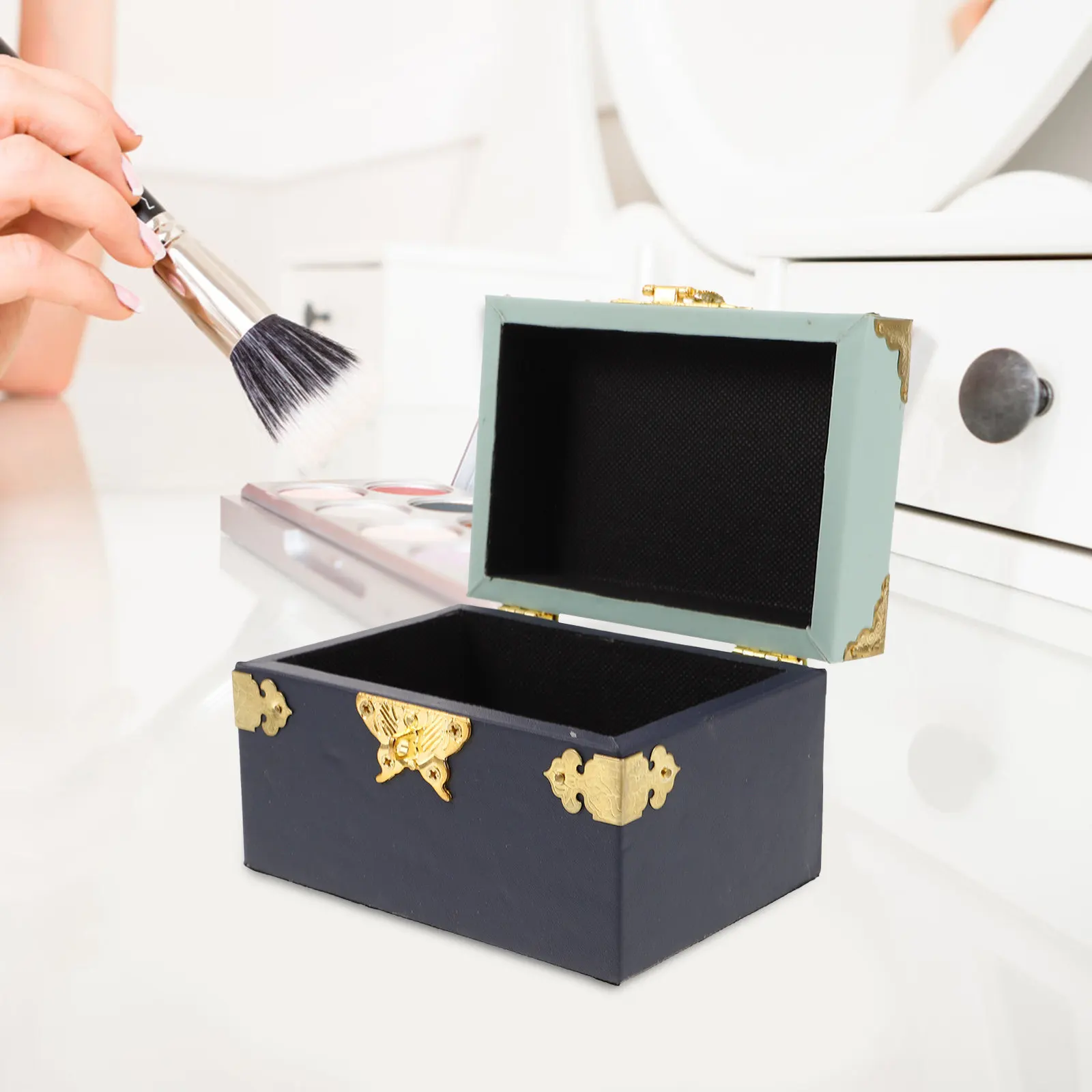 Chinese Style Wooden Jewelry Box PU Wood Blend Elegant Storage Box for Necklace Bracelet Earrings Rings Keepsake Decorative
Chinese Style Wooden Jewelry Box PU Wood Blend Elegant Storage Box for Necklace Bracelet Earrings Rings Keepsake Decorative