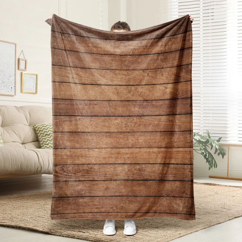 Wood Grain Pattern Flannel Blanket Soft Plush Cozy Sofa Bed Decor Gift
Wood Grain Pattern Flannel Blanket Soft Plush Cozy Sofa Bed Decor Gift
