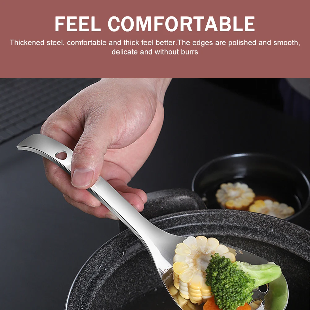 Premium Stainless Steel Colander Slotted Spoon Practical Kitchen Strainer Heat Resistant Multi-Purpose Cooking Filter
Premium Stainless Steel Colander Slotted Spoon Practical Kitchen Strainer Heat Resistant Multi-Purpose Cooking Filter